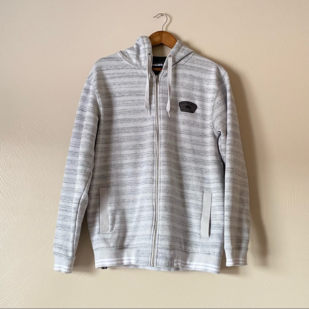 Heathered Vans Zip Up